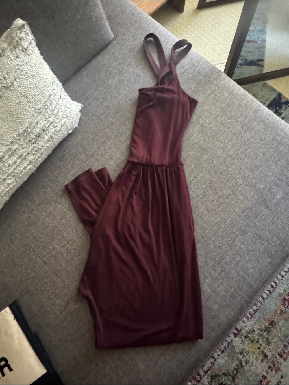 IMBODHI - BŌDHI JUMPER - BURGUNDY - Picture 3 of 6